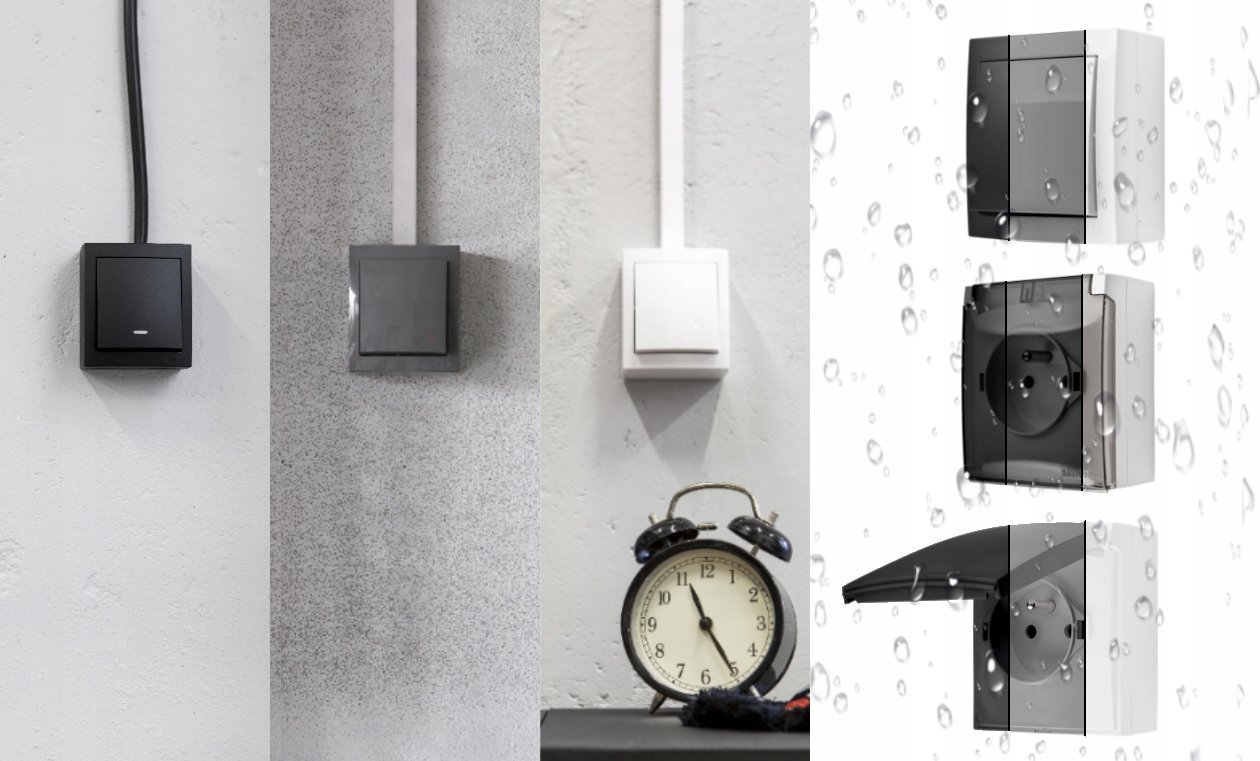 KONTAKT SIMON Simon Aquaclick Łącznik jednobiegunowy z podświetleniem, 10 AX, 250 V biały ACW1L/11