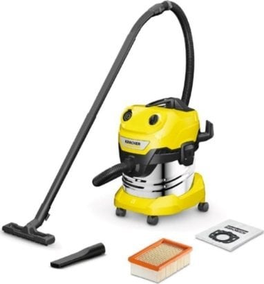 Odkurzacz przemysłowy Karcher Sauso-drėgno valymo siurblys Karcher WD 4 S V-20/5/22; 1000 W