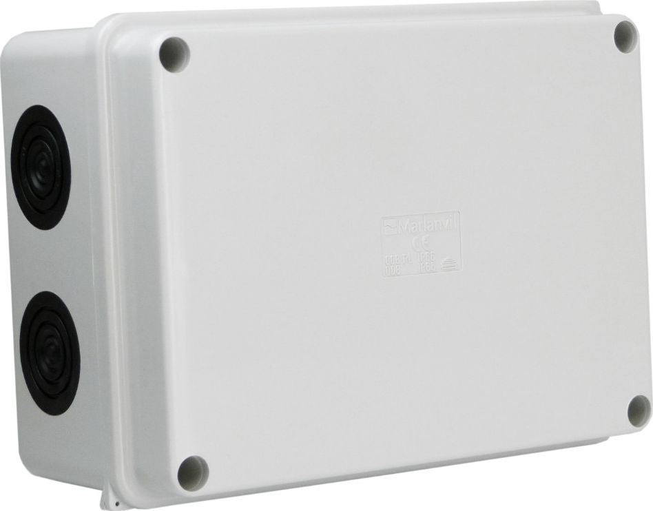 Marlanvil Puszka natynkowa z dławikami wym/wew 150x110x70 mm 10membran IP66 008.PG M-L 1803