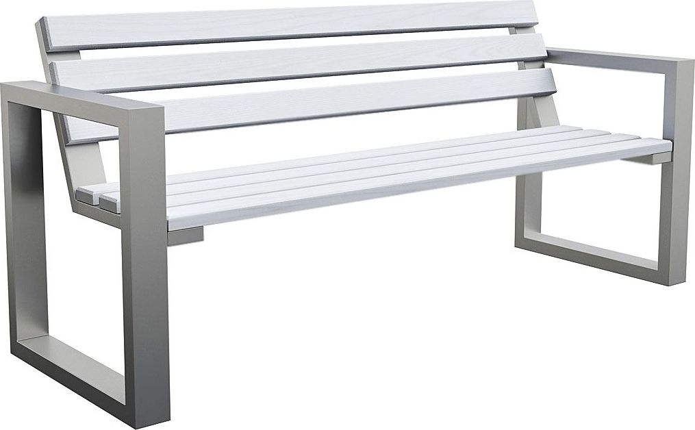 Elior ławka ogrodowa Norin White 150cm (2318)