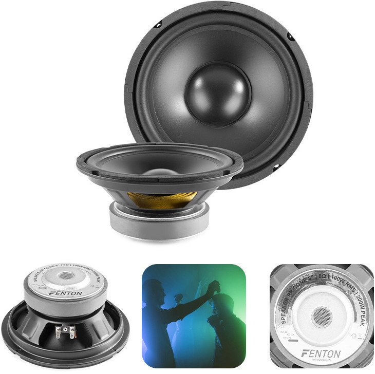 Głośnik niskotonowy Hi-Fi 8'' 200W 8 Ohm Fenton one size