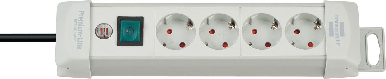 Listwa zasilająca Brennenstuhl Premium-Line 4 gniazda 1.8 m biała (1955540100)