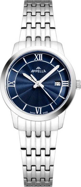 Zegarek Acappella Zegarek damski Appella L32005.5165Q srebrny