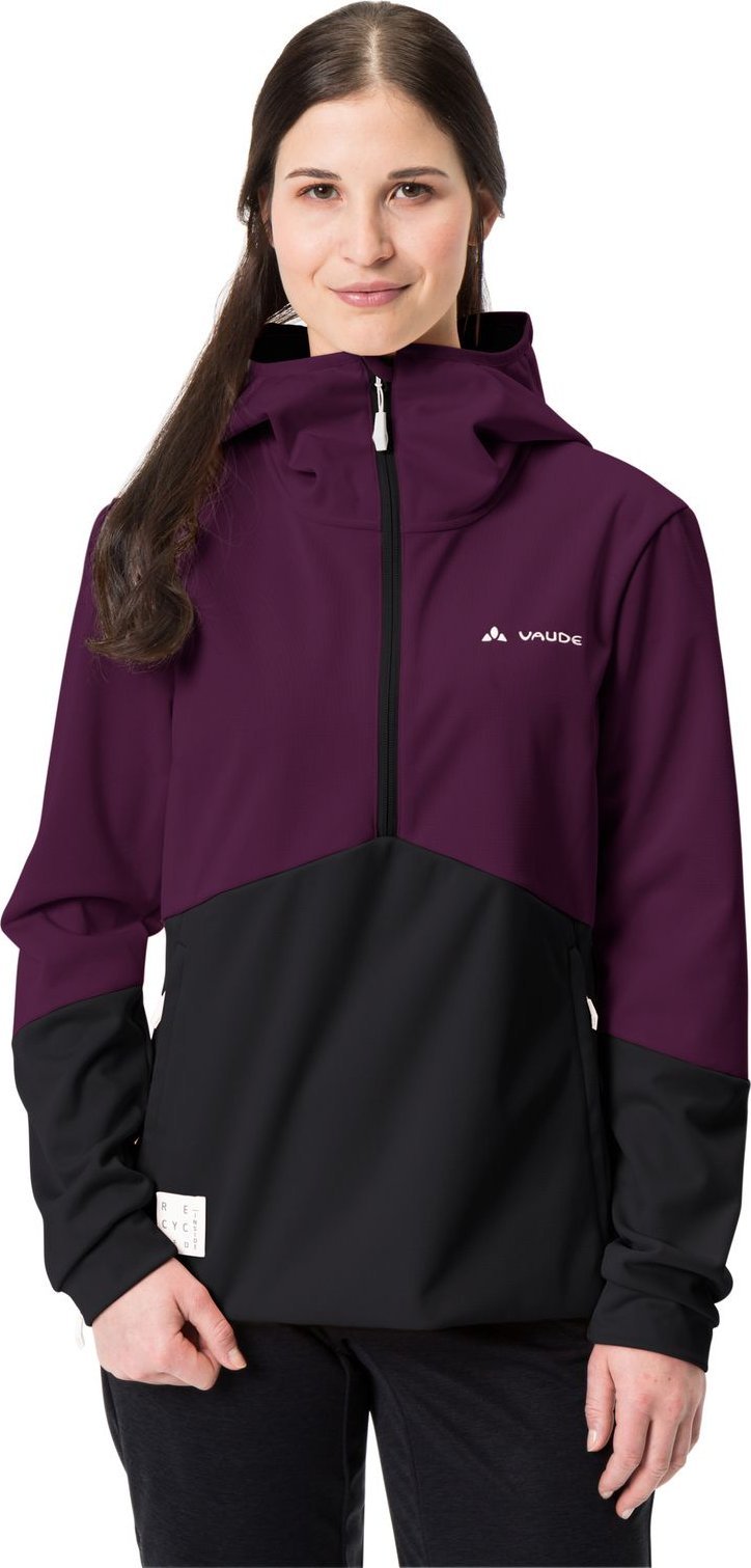Vaude Kurtka damska softshell Vaude Tremalzo - fioletowo-czarna 36