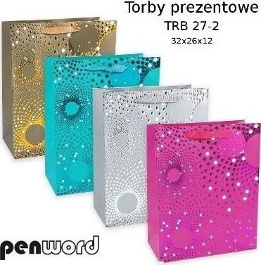 Torebka prezentowa 32x26x12cm MIX