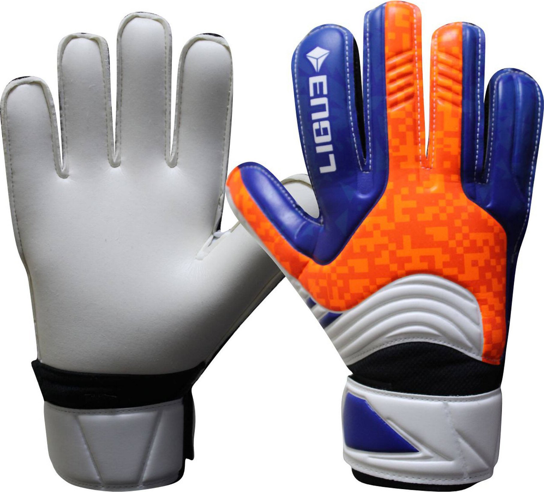 Ligue Rękawice bramkarskie Ligue Defender white-blue-orange 7