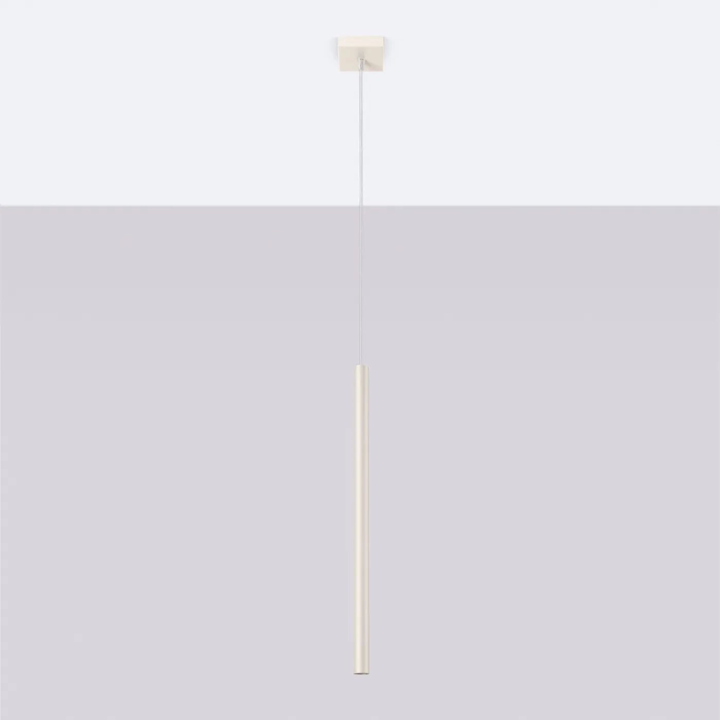 Lampa wisząca PASTELO 1 beżowa SOLLUX LIGHTING