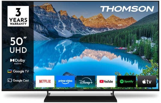 Telewizor Thomson 50UG5X15 Telewizor 127 cm (50") 4K Ultra HD Smart TV Wi-Fi Czarny