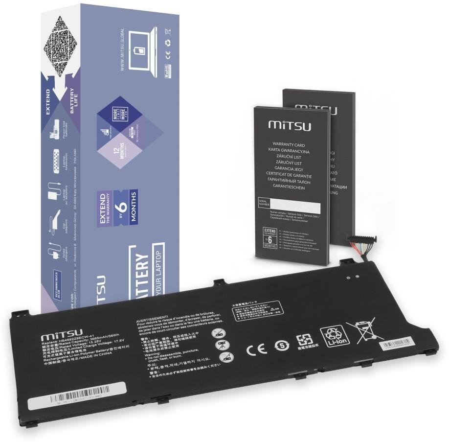 Bateria Mitsu Bateria do Huawei Matebook D14 (2020), Honor Magicbook 14 (2019)