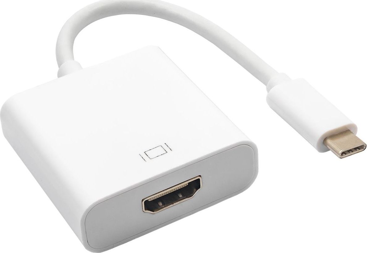 Adapter USB Akyga USB-C - HDMI Biały (AK-AD-53)