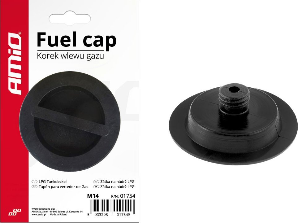Dekielek AMiO Korek wlewu gazu zaślepka m14 amio-01754