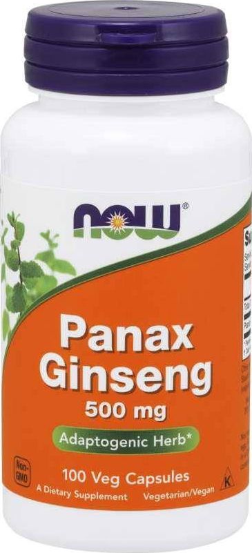 NOW Foods NOW Foods Panax Ginseng 100 kaps. - NOW/053
