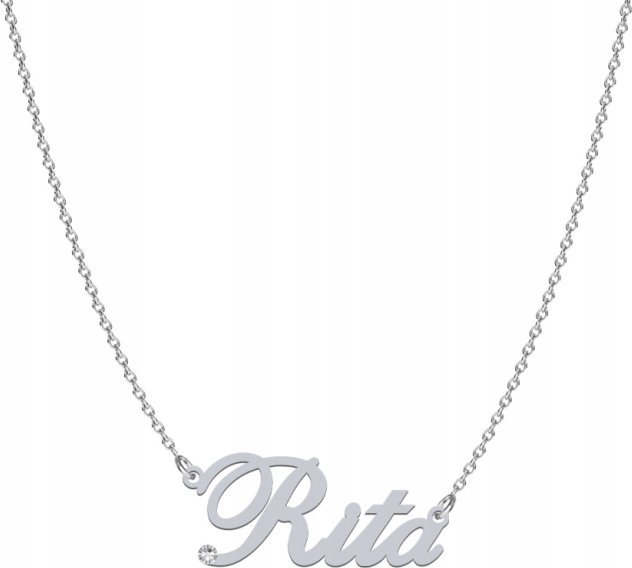 Radziszewska Jewellery Naszyjnik z imieniem RITA srebro925 Dedykacja