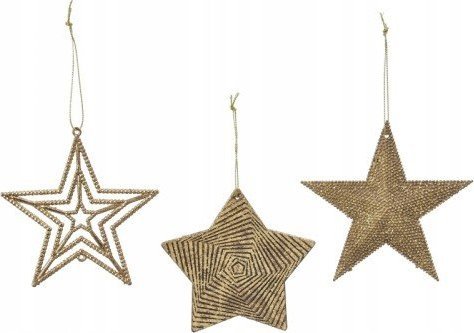 Kaemingk Zawieszka na choinkę gwiazdka 11 cm złoty