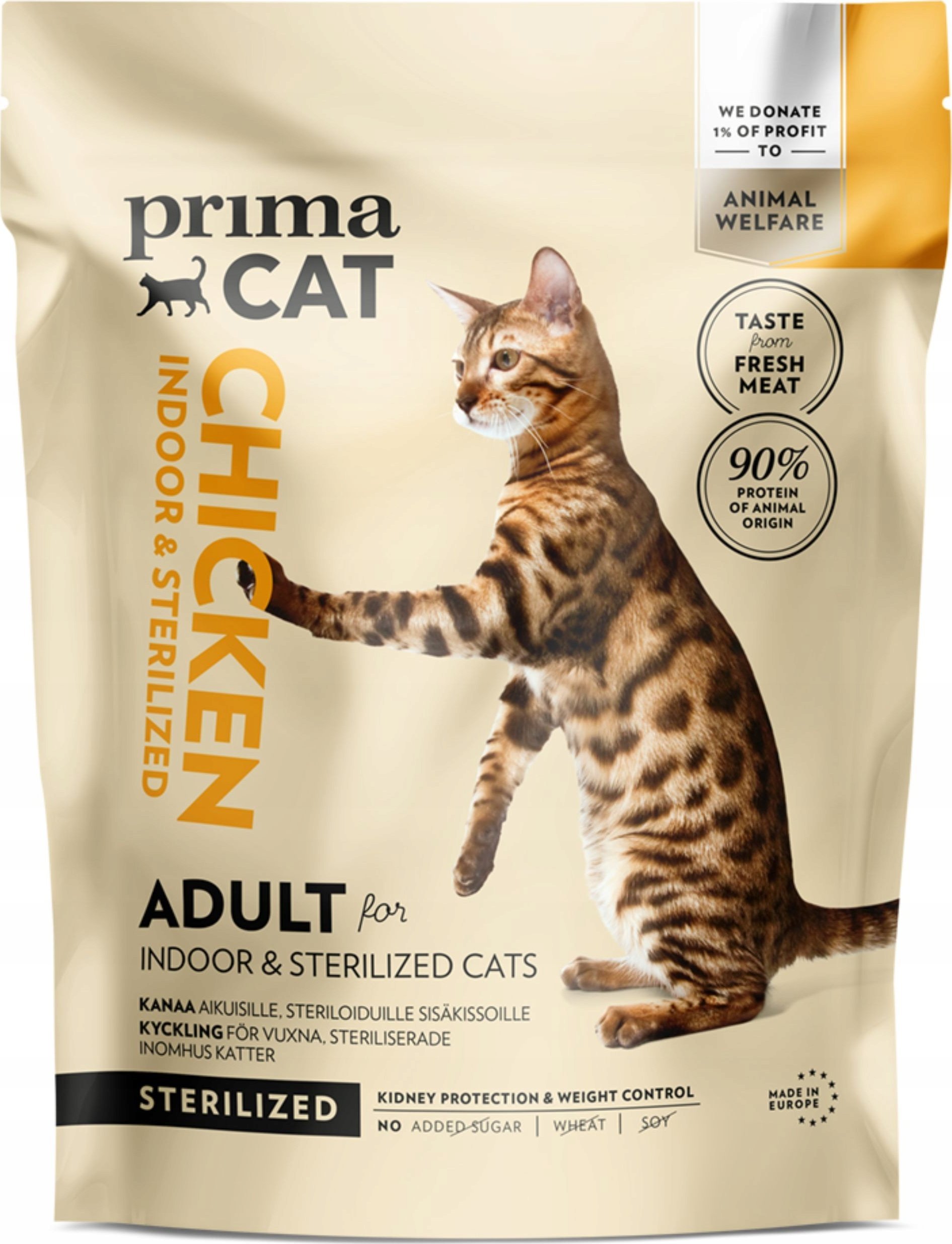Prima CAT FOOD CHICKEN STERILIZED ADULT 4 KG