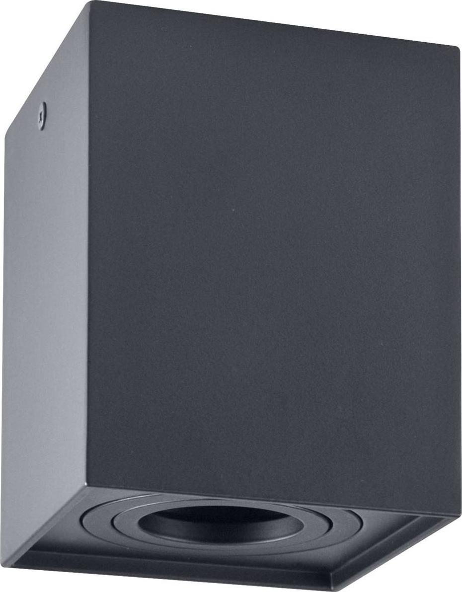 Lampa sufitowa Polux Sufitowa LAMPA prostokątna HADAR Q1 313126 Polux downlight metalowa tuba regulowana czarna