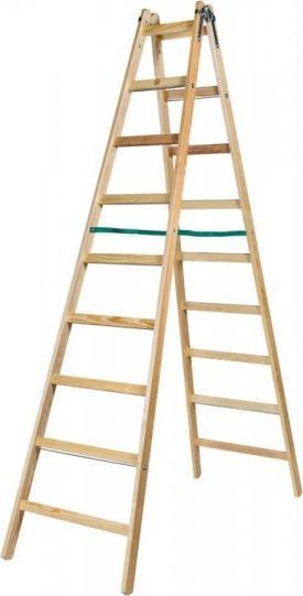 Braket DRABINA DREWNIANA BRAKET PREMIUM 2X9 SZCZEBLI 270CM