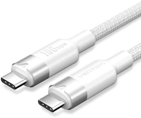 Kabel USB Vention Kabel USB-C do USB-C 3.2 5A 10Gbps 1m biały