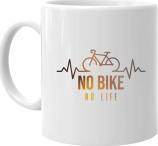 Koszulkowy No bike, no life - kubek z nadrukiem