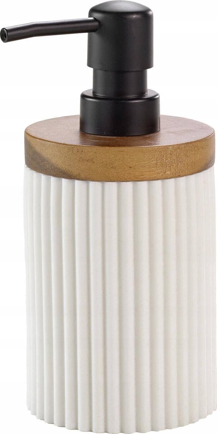 Dozownik do mydła Douceur d`Interieur Prążkowany dozownik do mydła NIAGARA, 8 x 17 cm