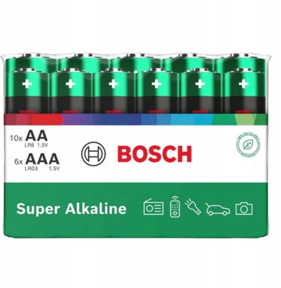 Philips BATERIA BOSCH 10SZT AA + 6SZT AAA SUPER ALKALINE LR610LR036SAF/00