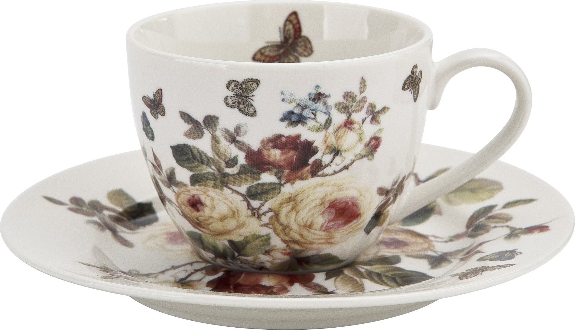 DUO Kpl. 2 filiżanek ze spodkami "Zahra" 90 ml