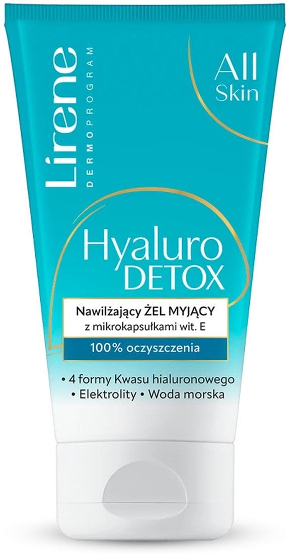 LIRENE_Hyaluro Detox Nawilżający żel myjący z mikrokapsułkami Witaminy E 150ml