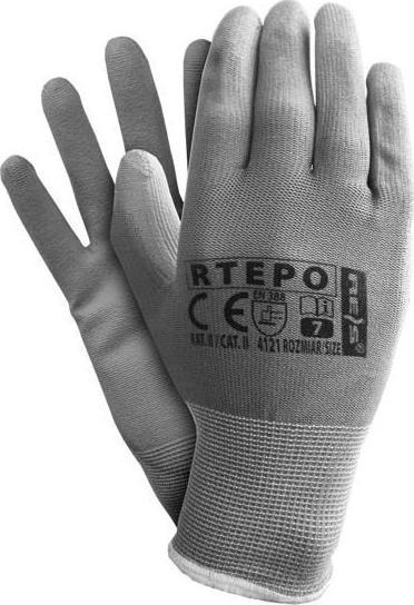 RĘKAWICE Z POLIESTRU POWLEKANE POLIURETANEM RTEPO 10, PP-004