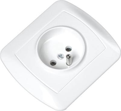 Kontakt-Simon Gniazdo Akord z/u 16A IP20 pojedyncze białe (AGZ1E/11)
