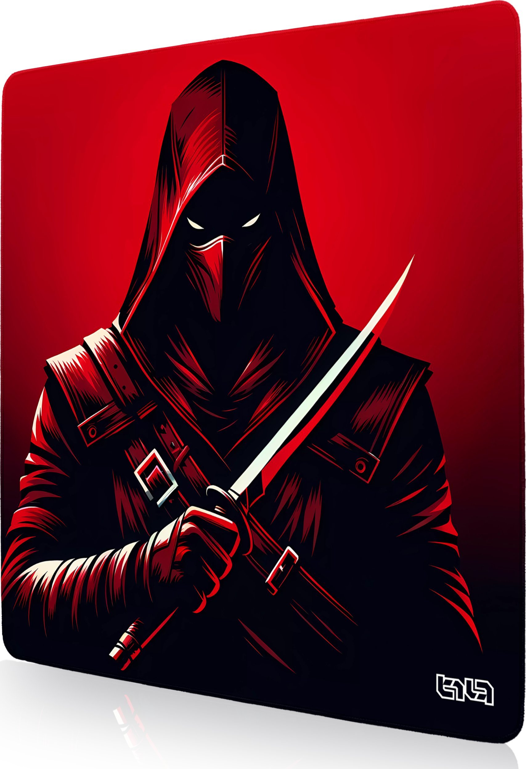 Podkładka Tilt PODKŁADKA POD MYSZ GAMINGOWA Czerwony Asasyn 30x30 TILT Wytrzymała XL XXL