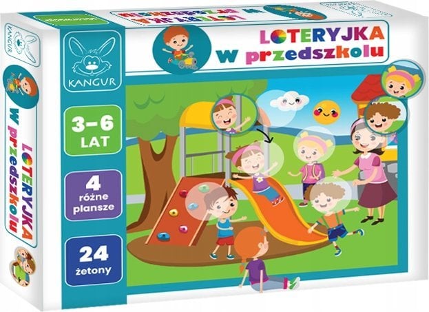 Kangur Loteryjka. W przedszkolu gra Kangur