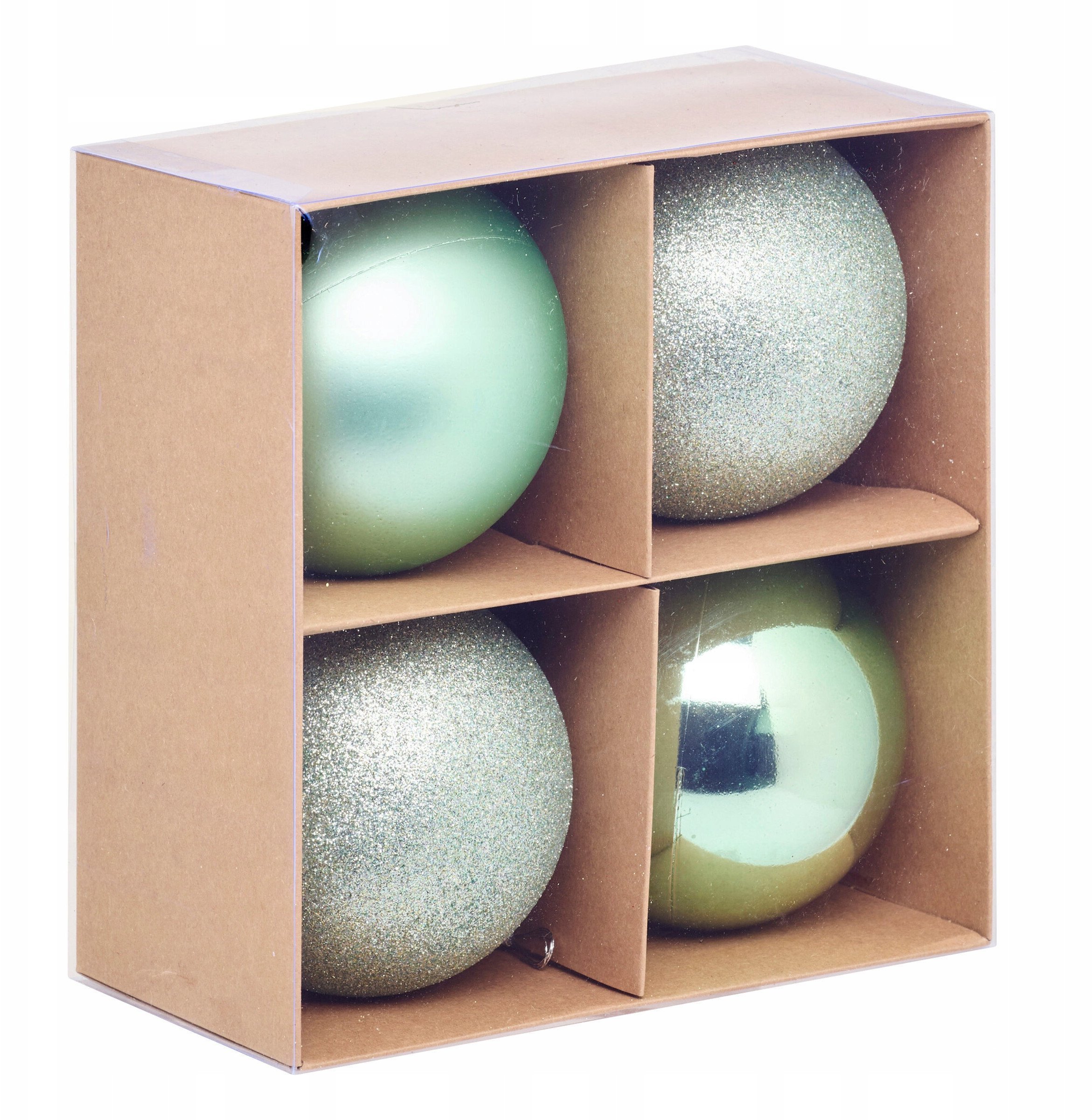 Zestaw bombek choinkowych, Ø 10 cm, 4 sztuki