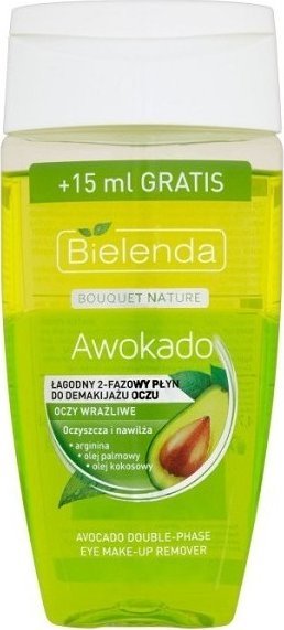 Bielenda Awokado Płyn 2-fazowy do demakijażu oczu skóra sucha i odwodniona 125ml