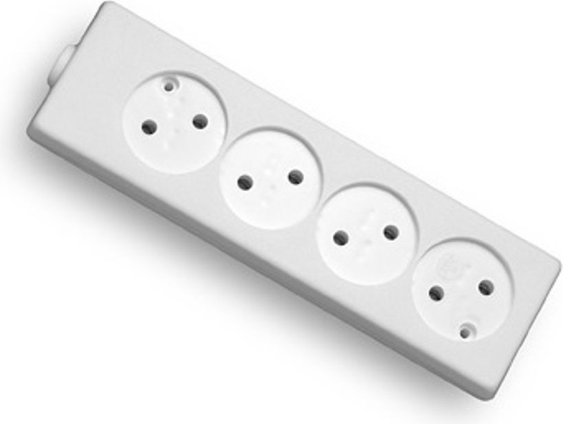 Elgotech Rozgałęźnik do przedłużacza 4-gniazda G-4