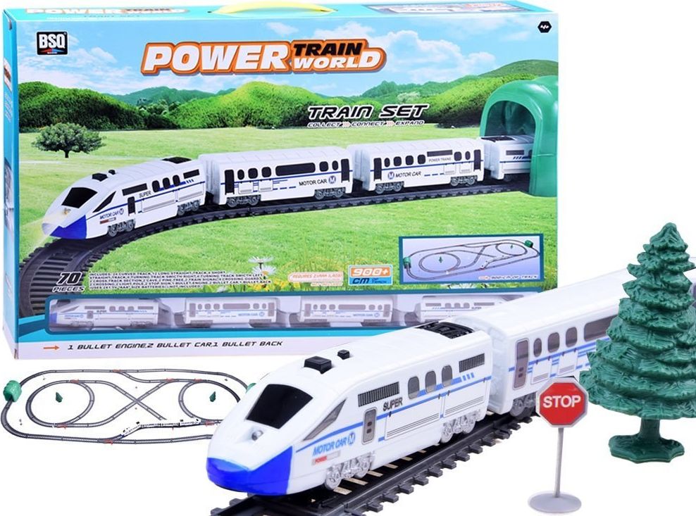 Jokomisiada Pociag pasażerski wagony kolejka 9m trasa (RC0467)