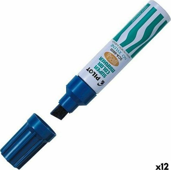 Pilot Marker permanentny Pilot SCA-6600 3-10 mm Niebieski (12 Sztuk)