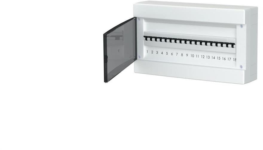 Rozdzielnica modułowa natynkowa plastikowa 1x18 IP40 C.1318-P