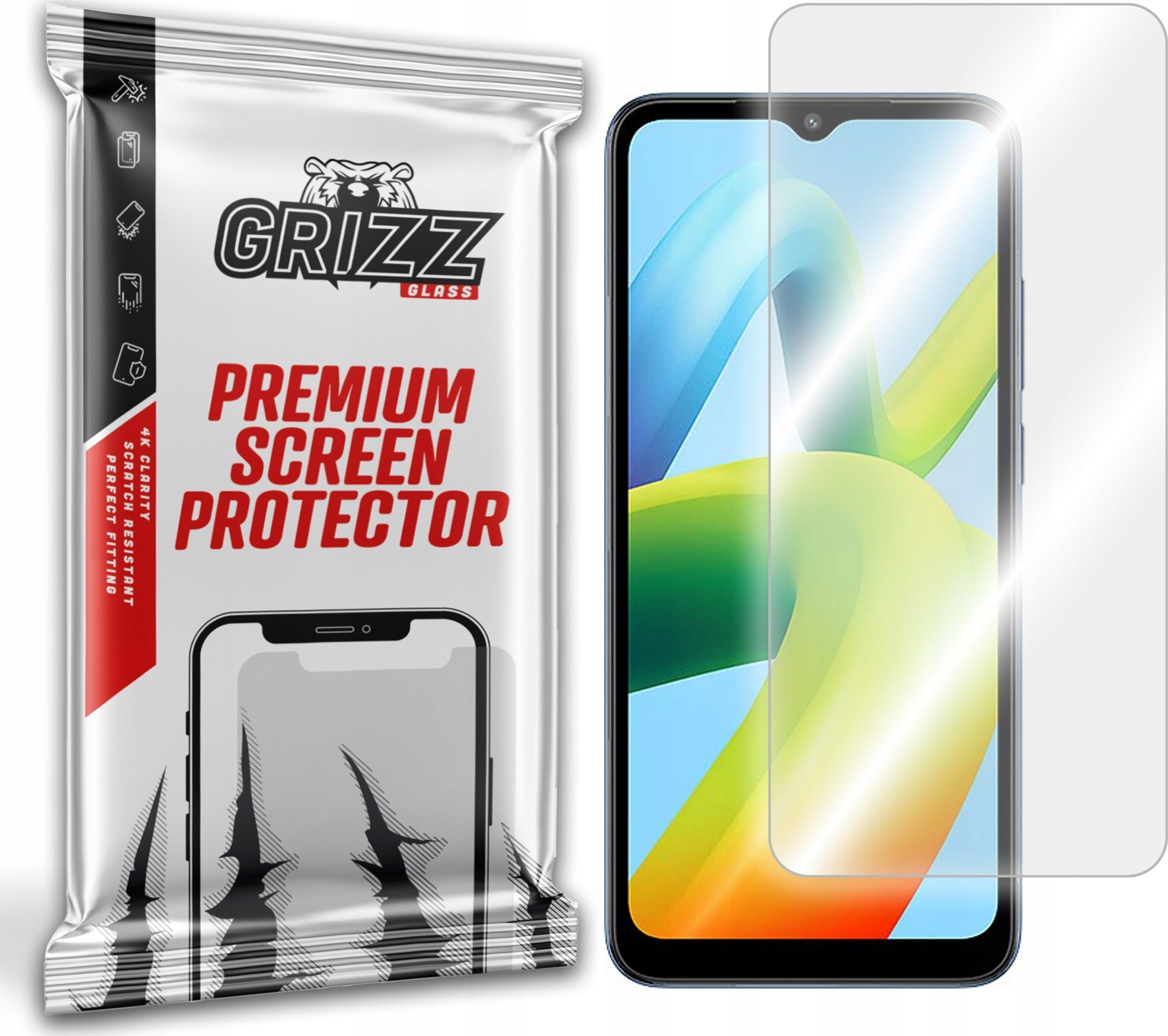 GrizzGlass Szkło hybrydowe GrizzGlass HybridGlass Xiaomi POCO C50