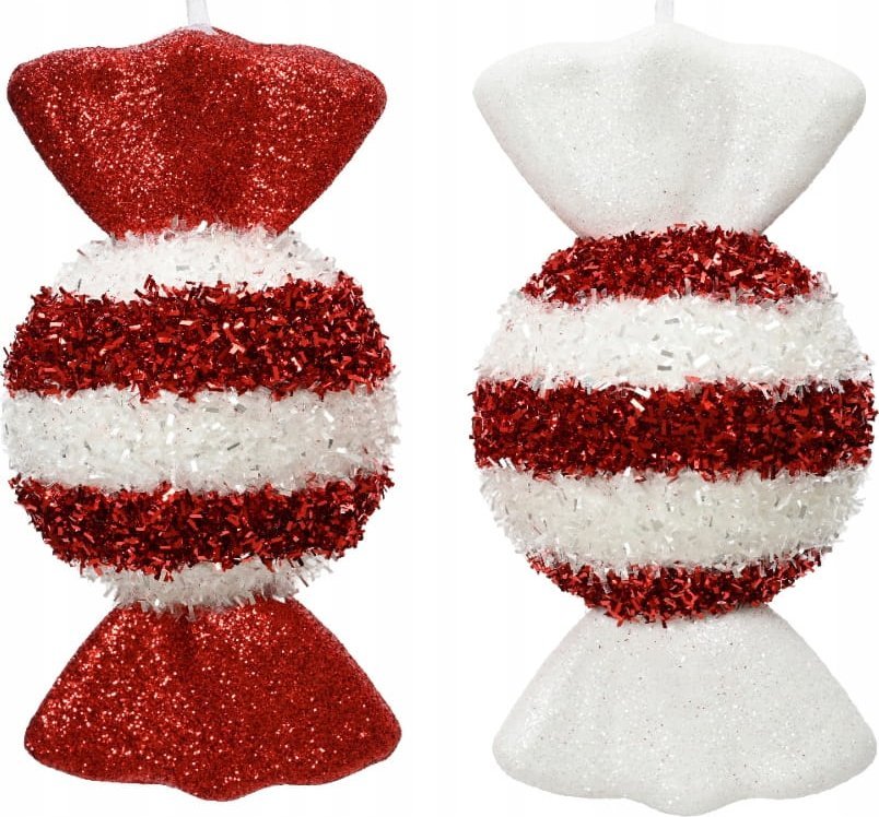 Kaemingk Ozdoba choinkowa cukierek 7x15cm Zawieszka piankowa 1szt