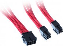 SilverStone ATX/EPS 8-pin - ATX/EPS 8-pin, 0.3m, Czerwony (SSTPP07EPS8R)