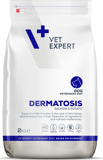 VetExpert 4T Veterinary Diet Dog Dermatosis Salmon&Potato 2kg