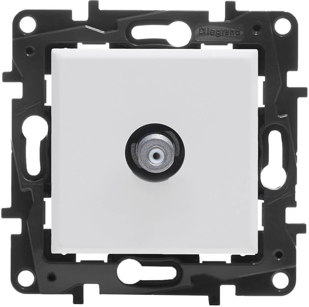 Legrand Niloe Step TV typu f końcowe typu gwiazda, 1,5 db - biały 863175B