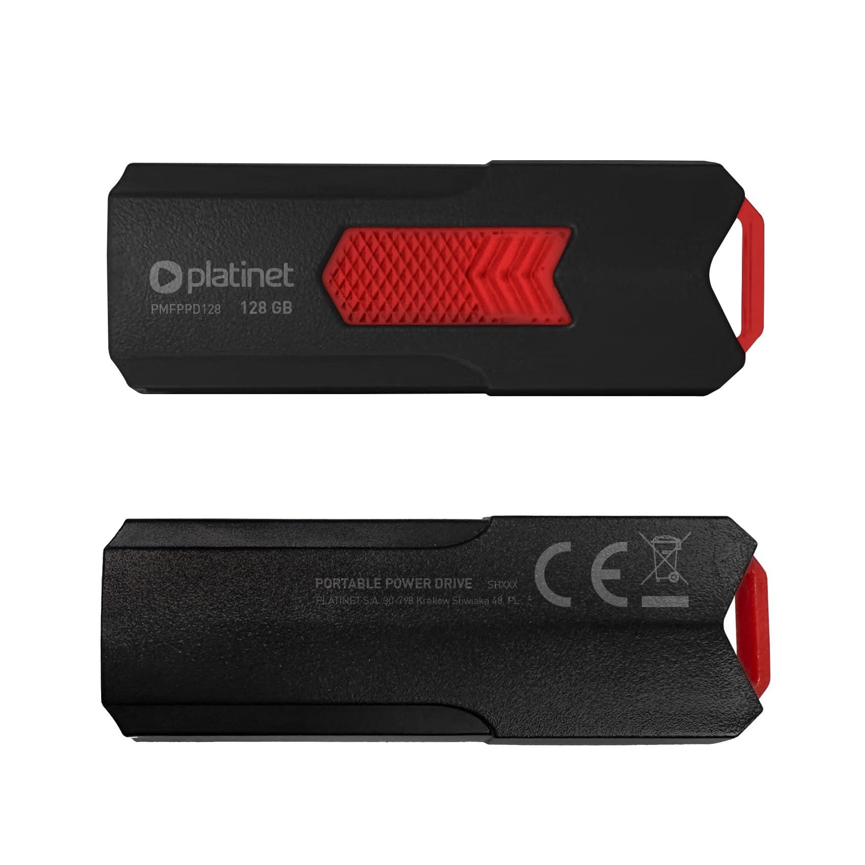 PLATINET PORTABLE POWER DRIVE USB 3.2 UP TO 150MB/s 128GB BLACK [46154]