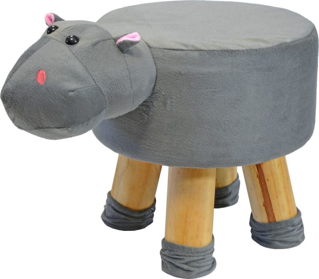 Saska Garden Pufa krzesełko taboret hipcio 28x28cm