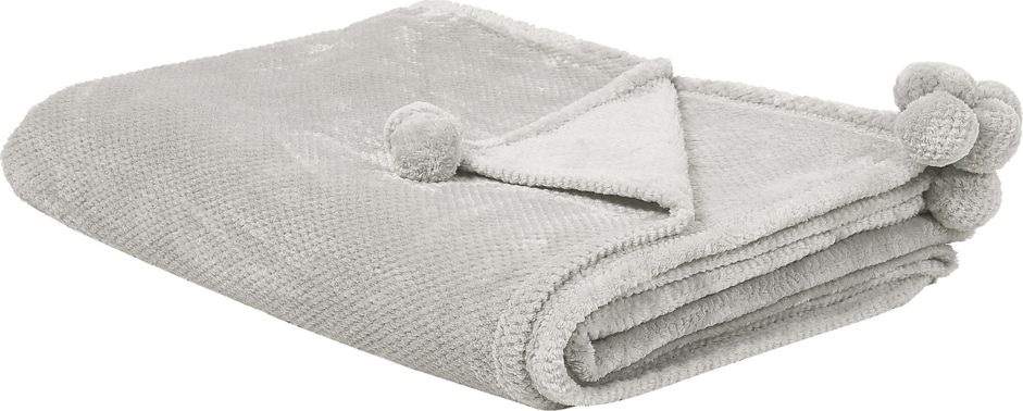 Beliani Koc 200 x 220 cm jasnoszary SAITLER