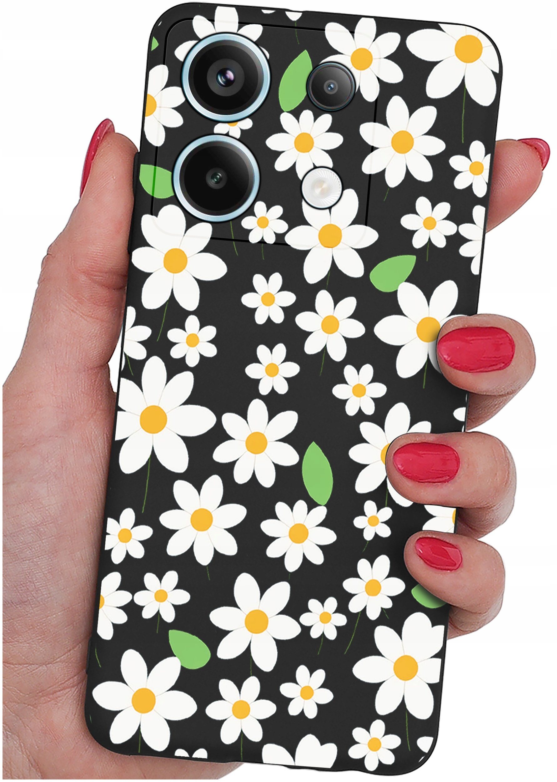 ETUI do Xiaomi Redmi Note 13 Pro 5G WZORY |SILIKONOWE MATT CASE +SZKŁO 9H