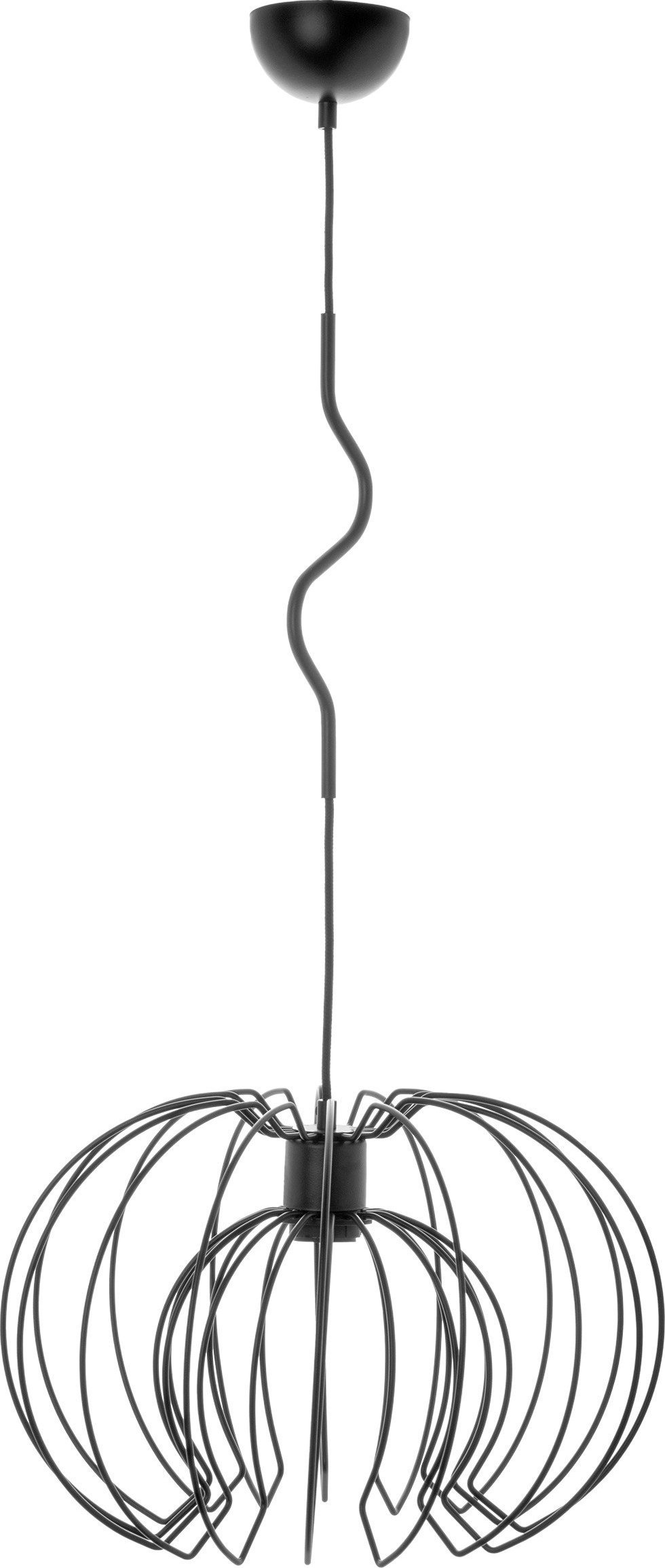 Lampa wisząca Orno BOLA 1P, lampa wisząca, E27 max. 60W, czarna