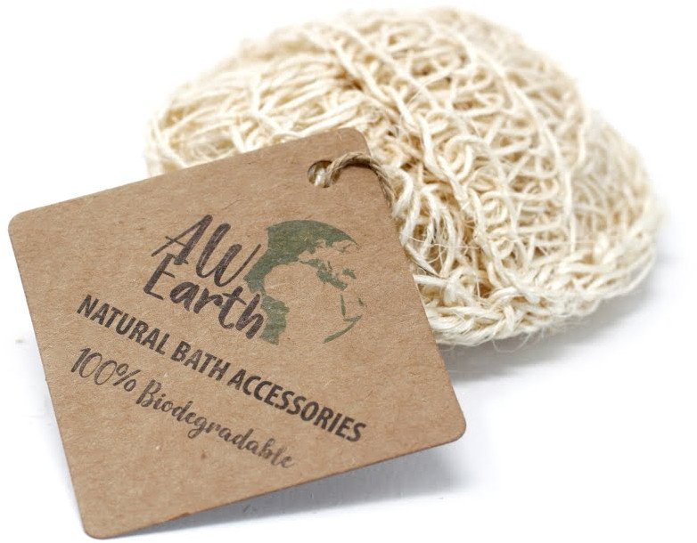 Okrągła sizalowa gąbka kosmetyczna