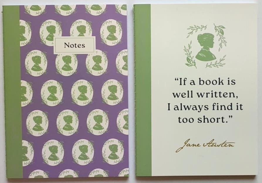 Jane Austen Notatnik A6 linia 2szt