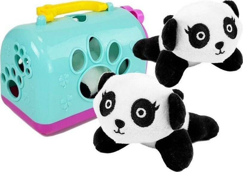 LeanToys Mała Panda z Transporterem Maskotka